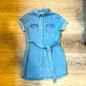 Cute Denim button up dress